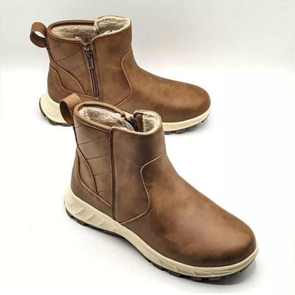 KHOMBU Women's Dusk All Weather Boot Insulated Brown Size 7 Rated Up To -20° NIB - Picture 3 of 8